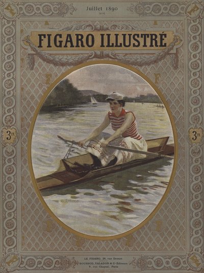 Boating by Albert Gustaf Aristides after Edelfelt